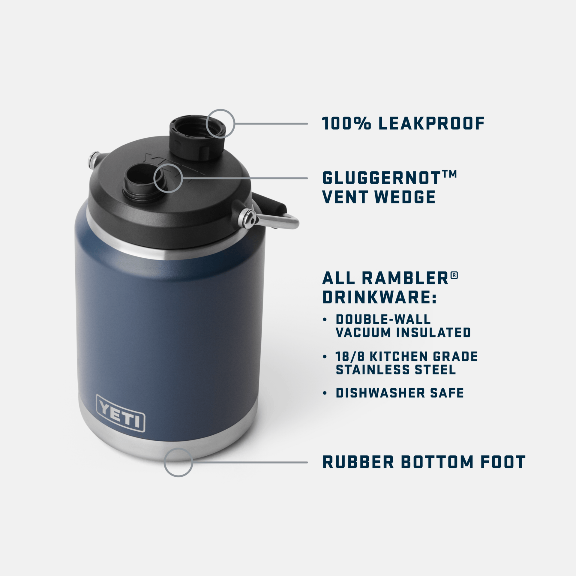Rambler Half Gallon Jug - Preferred Pick8k