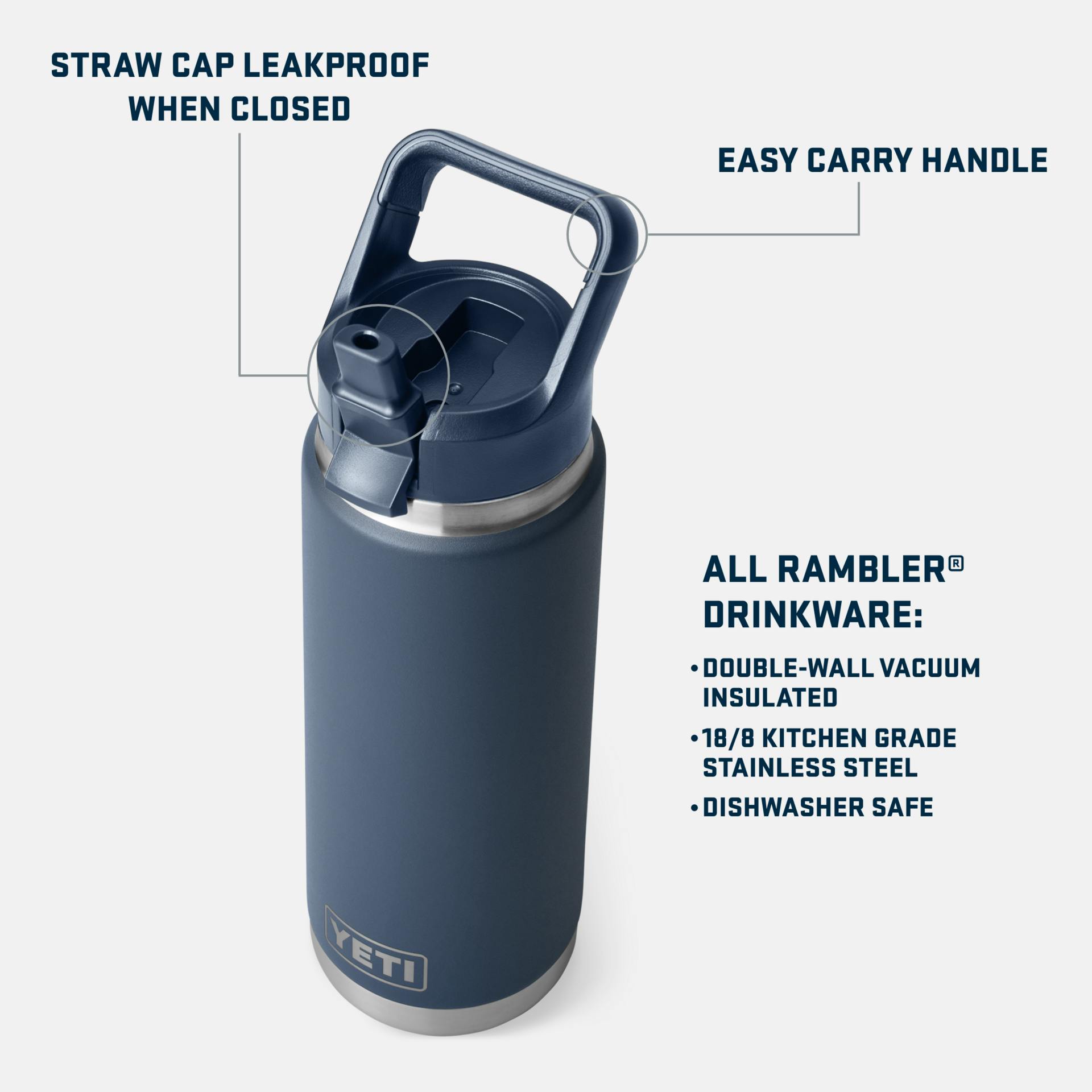 Rambler 26 oz Water Bottle - Preferred Picke3