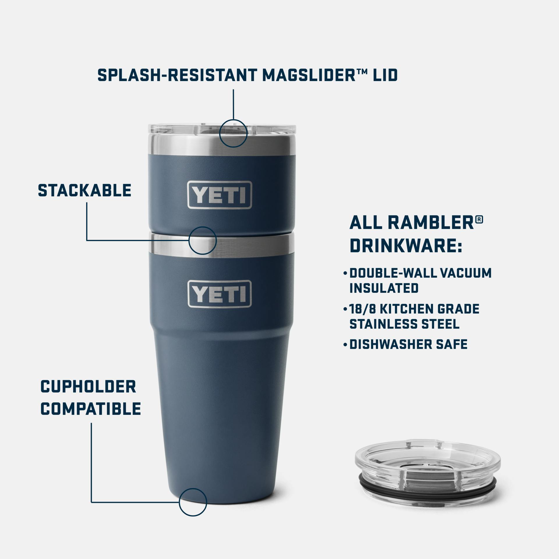 Rambler 20 oz Stackable Cup - Preferred Pickt3