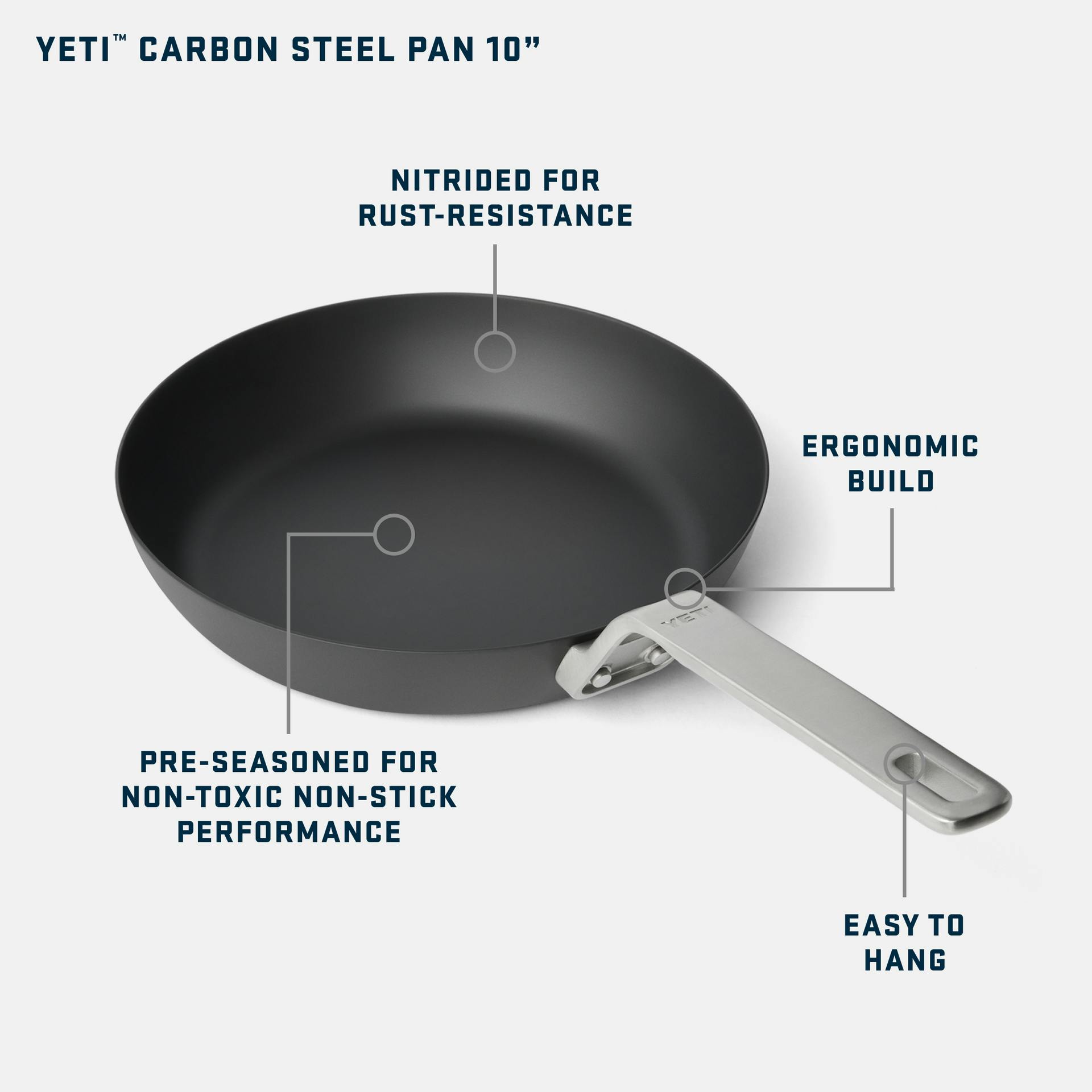 YETI Carbon Steel Pan 10 - Preferred Pickuw