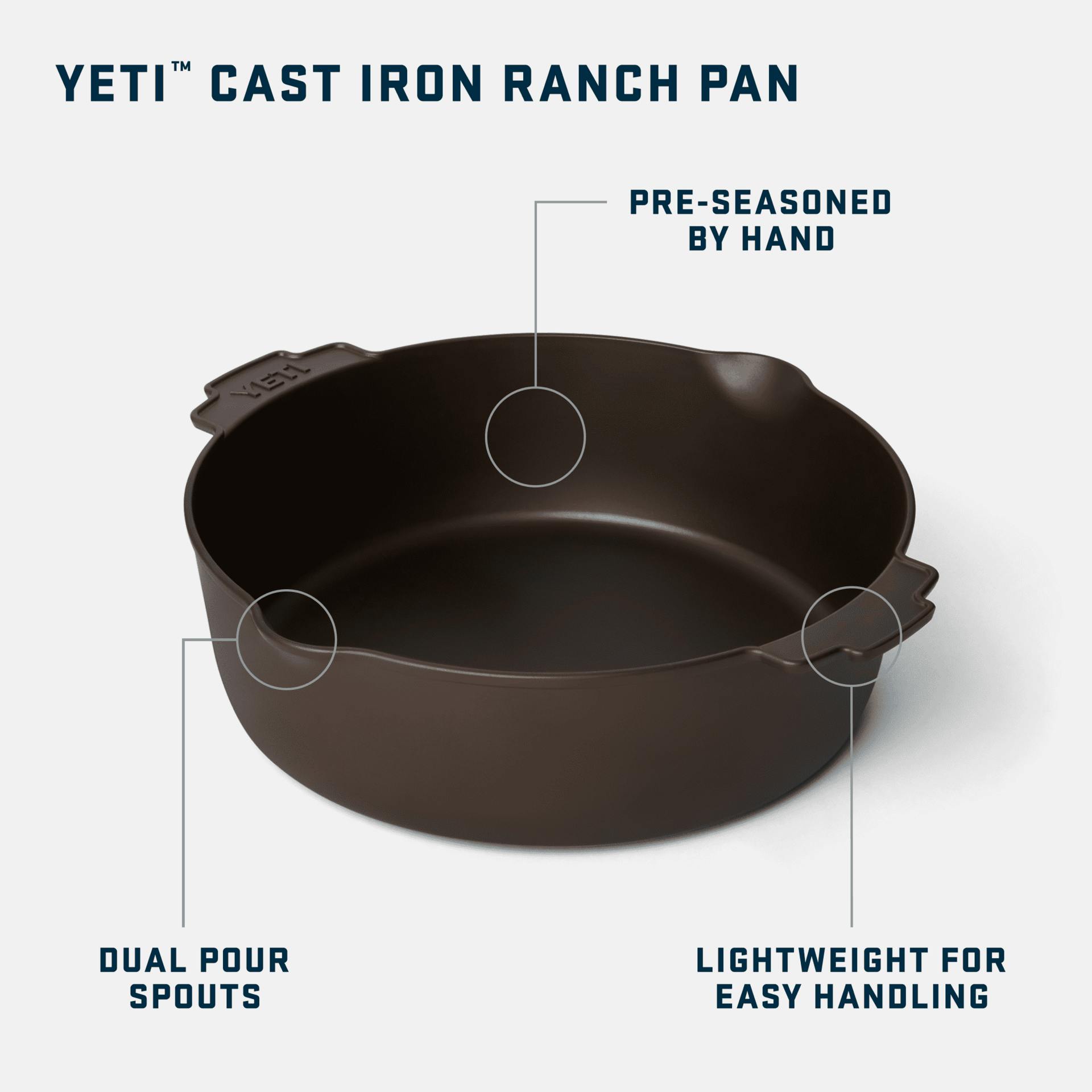 YETI Cast Iron Ranch Pan - Preferred Pick dh