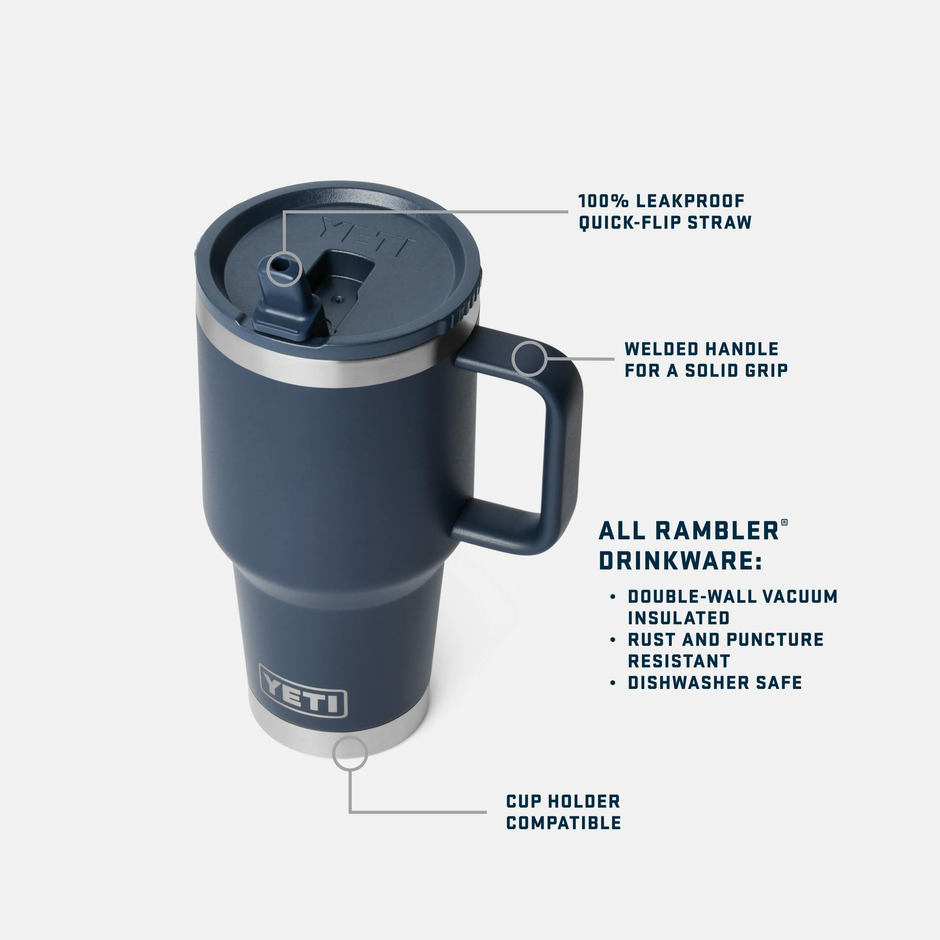 Rambler 30 oz Travel Straw Mug - Preferred Picktr