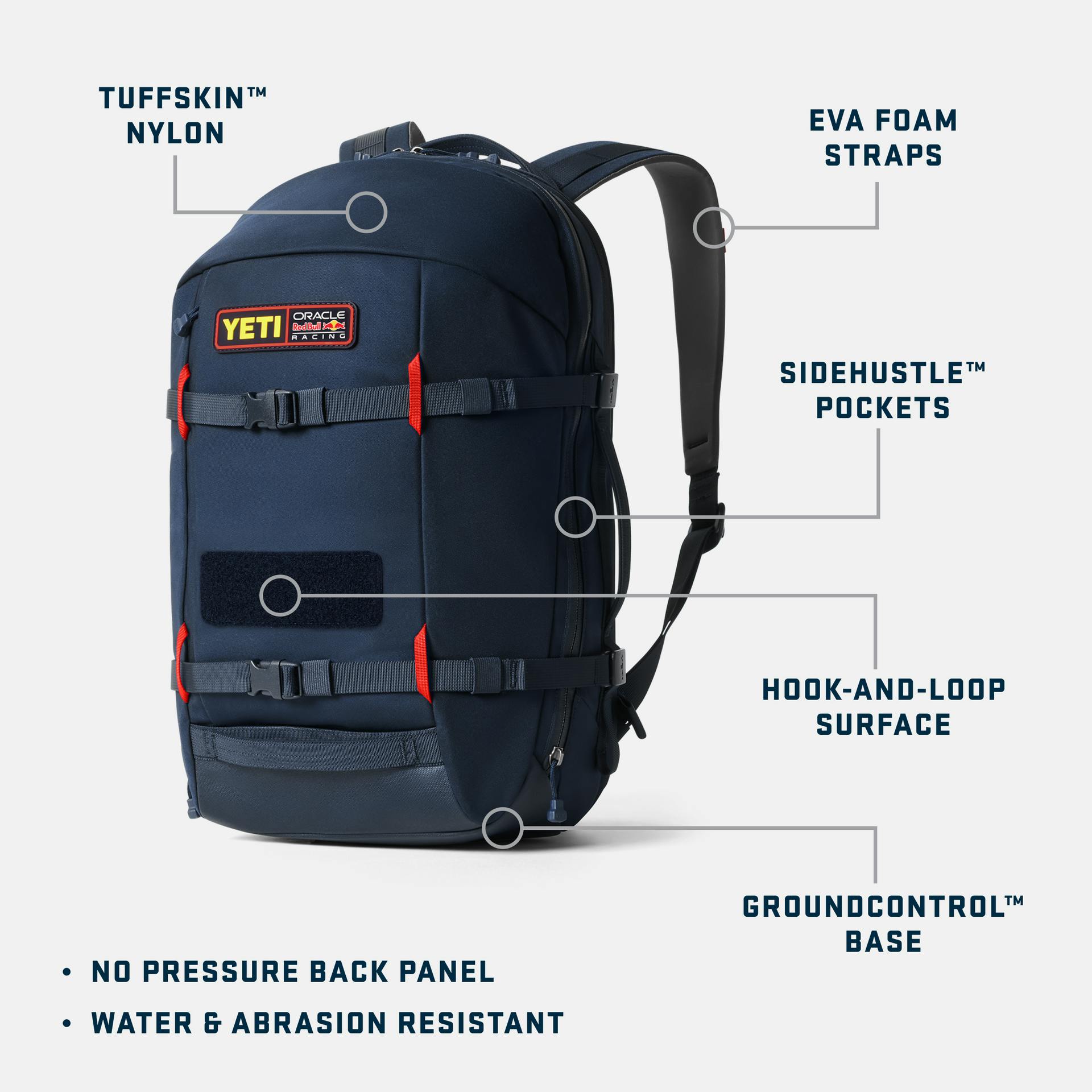 YETI x Oracle Red Bull Racing Crossroads 27L Carry On Backpack - Preferred Pickqy