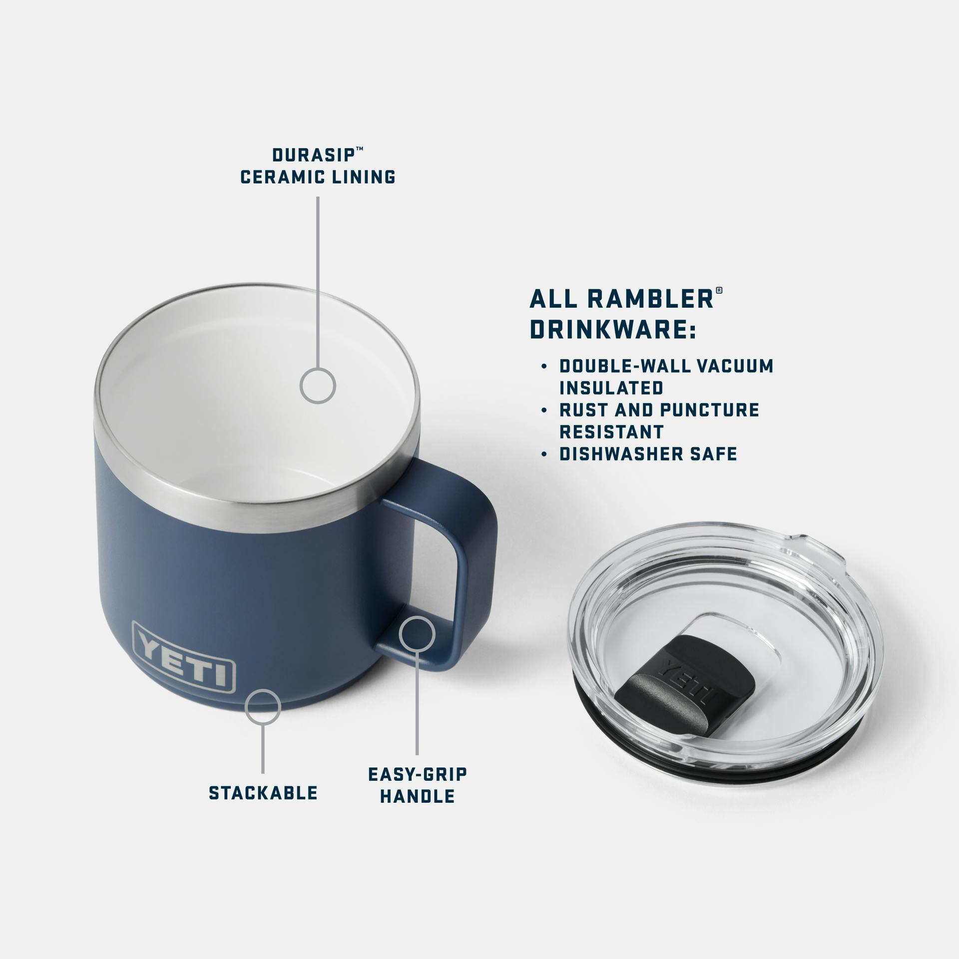 Rambler 14 oz Stackable Mug - Preferred Pick9h