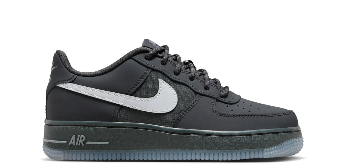 Nike Air Force 1 Low Anthracite Reflective Silver (Youth)