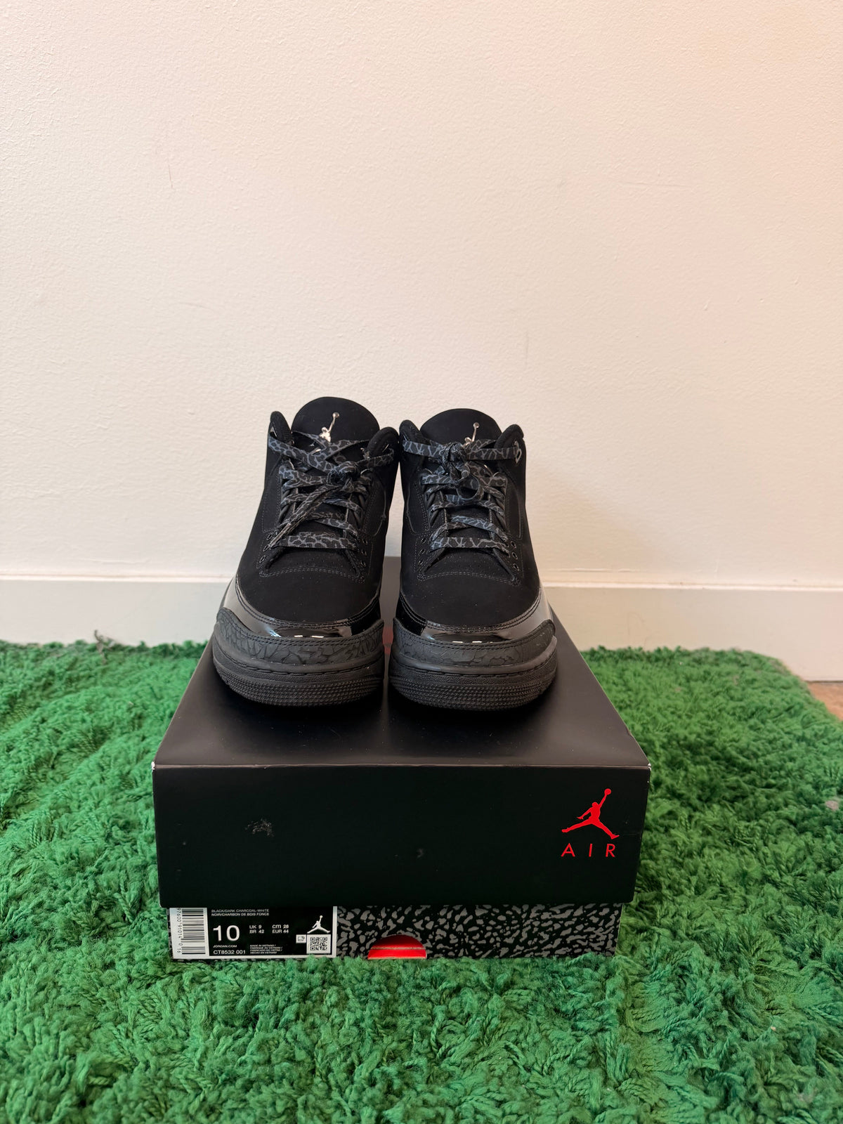 Used Jordan 3 Retro Black Cat 2025 (Men’s)