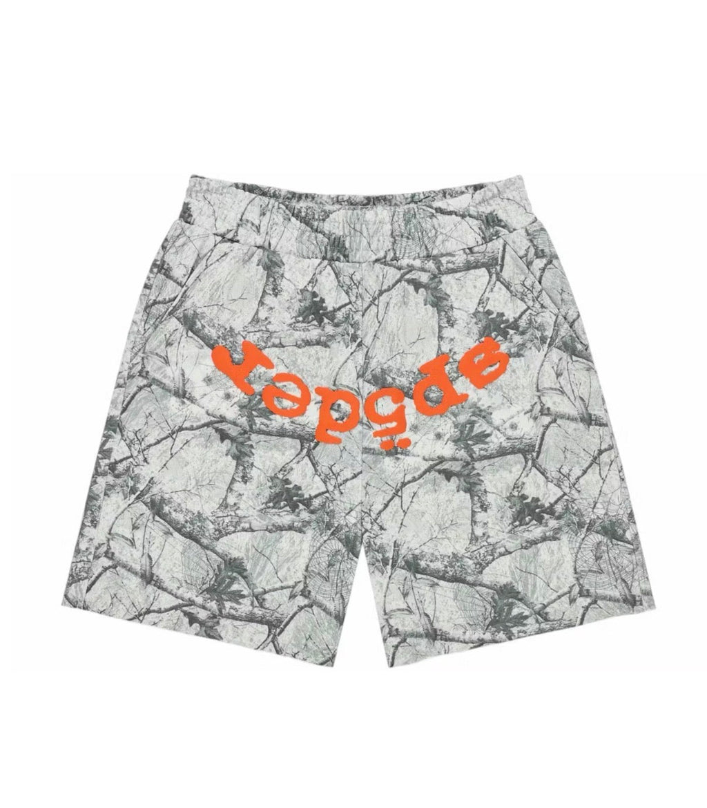 Sp5der Real Tree OG Web V2 Sweatshort White