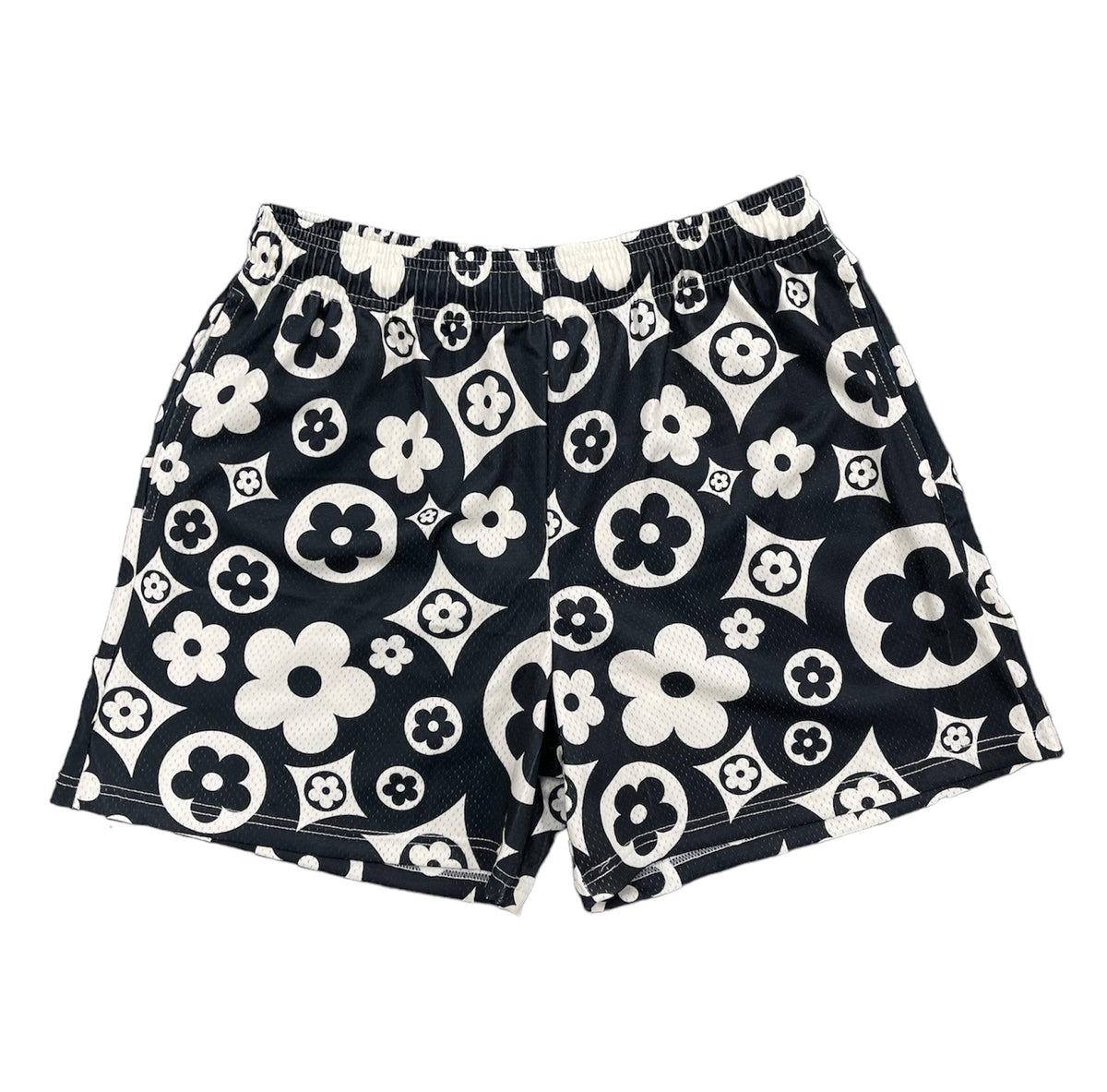 Bravest Studios Flower Shorts Black Cream (Men’s)