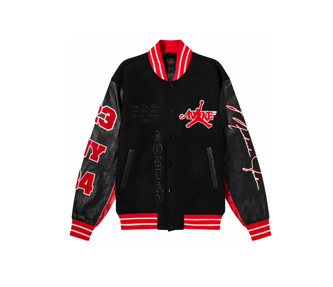 Jordan x Awake NY Varsity Jacket University Red/Black (Under Retail)