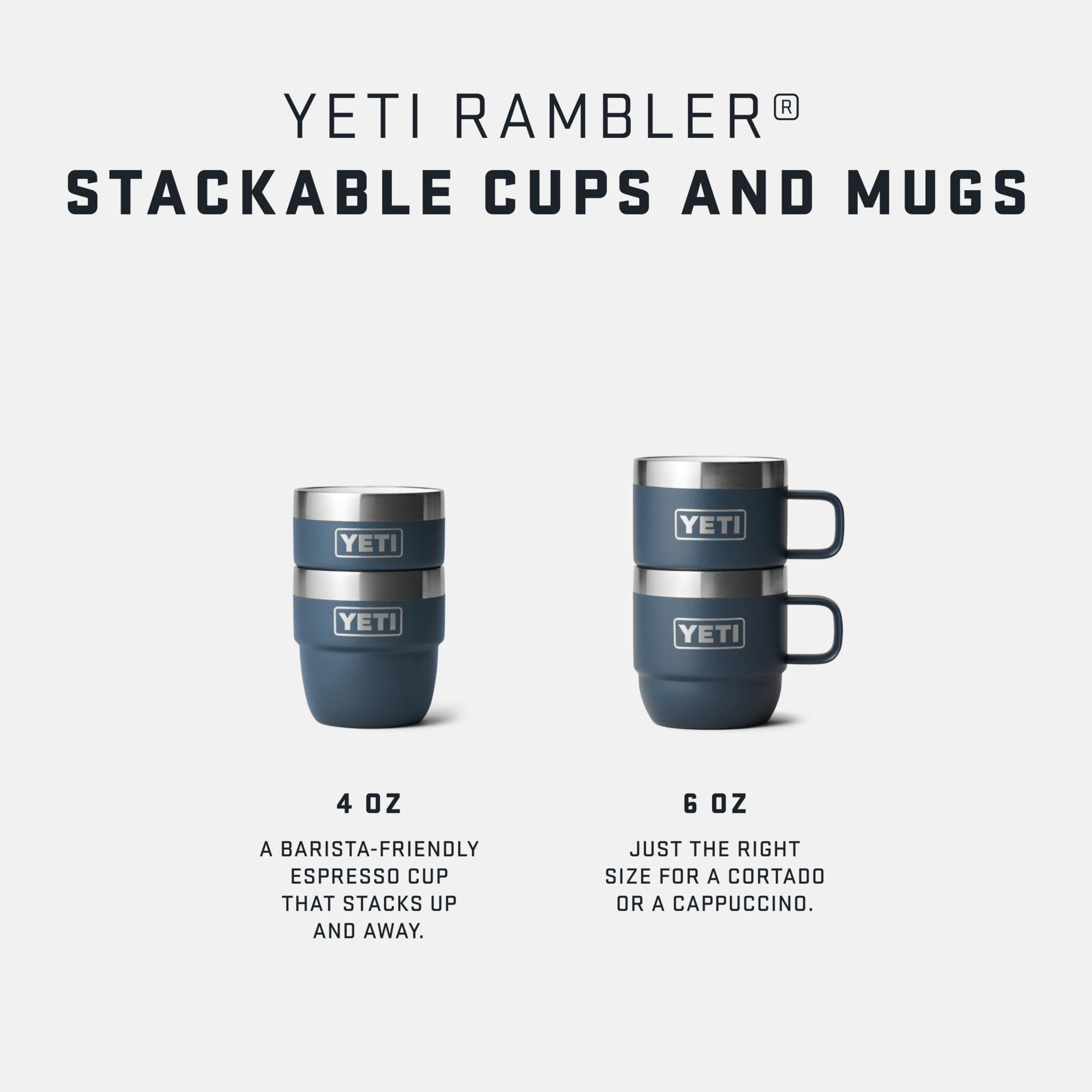 Rambler 6 oz Stackable Mugs - Preferred Pick8y