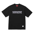 Supreme Twill Appliqué S/S Top Black