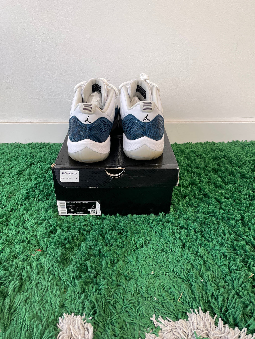 Used Jordan 11 Low Snake Navy 2019