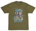 Travis Scott Cactus Jack x Takashi Murakami Melted Utopia Dream Zodiac Tee Olive