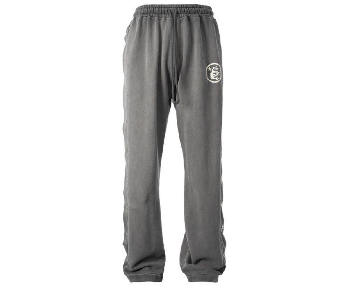Hellstar Mirror Face Sweatpants Grey