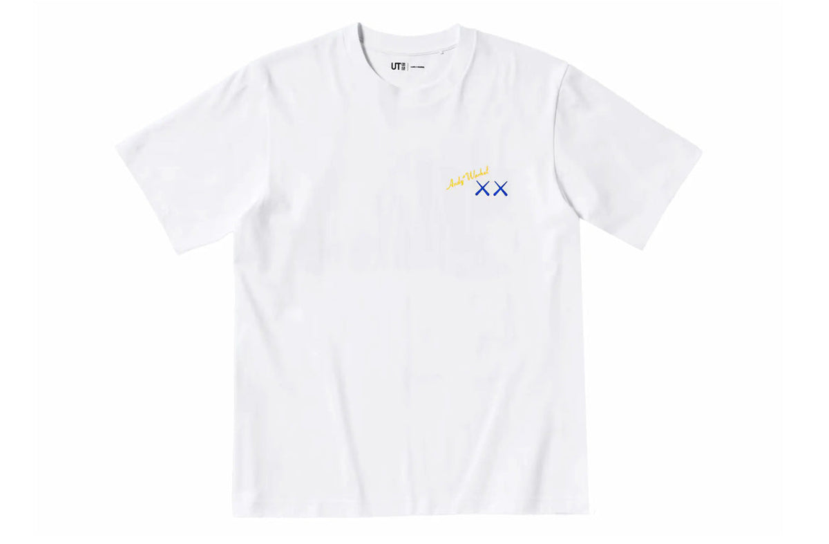 KAWS x Uniqlo Warhol UT Banana Graphic Tee White