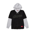 Supreme Baseball Jersey Hooded Sweatshirt Black
