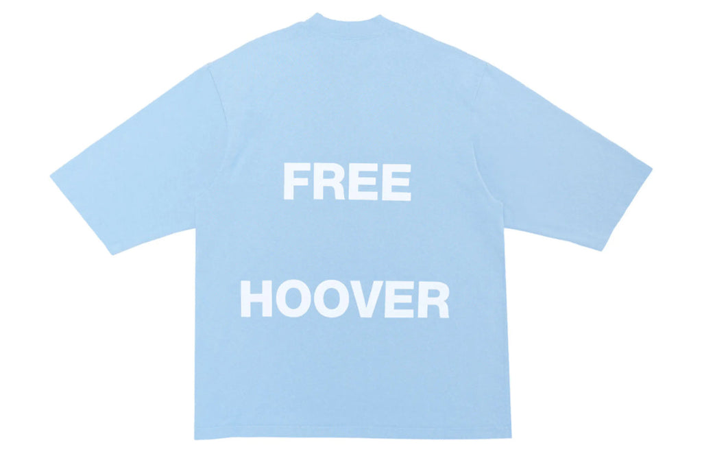 Kanye West & Drake Free Hoover Long Tee Light Blue