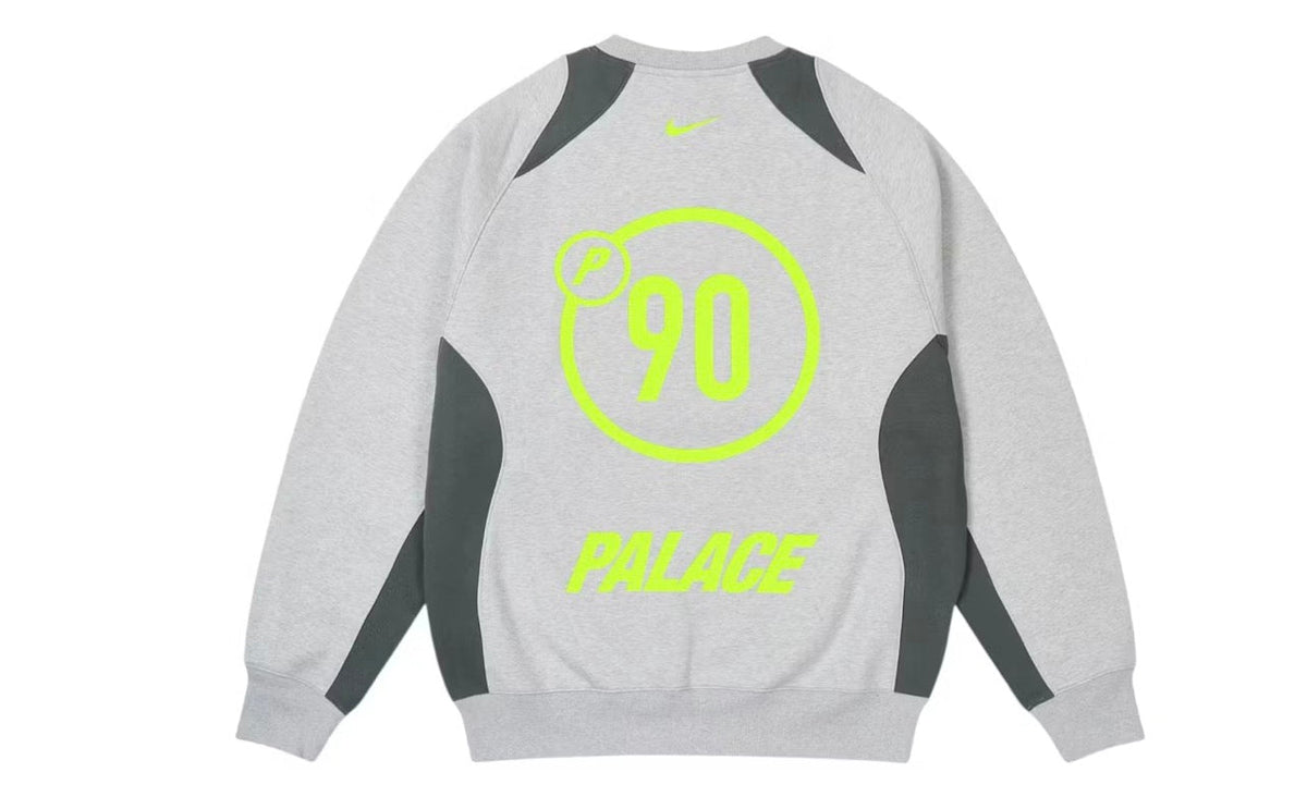 Palace x Nike Total P90 Crew Grey Marl