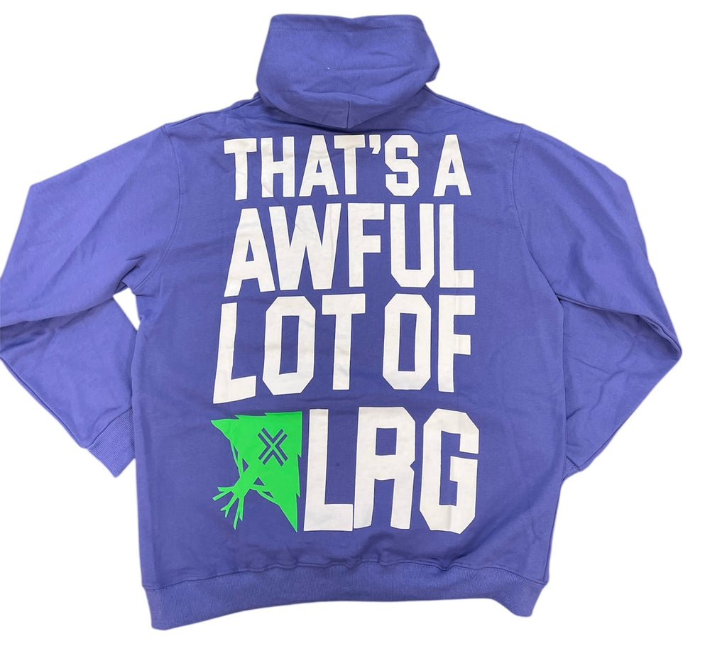Awful Lot of Cough Syrup x LRG Classic Hoodie Purple
