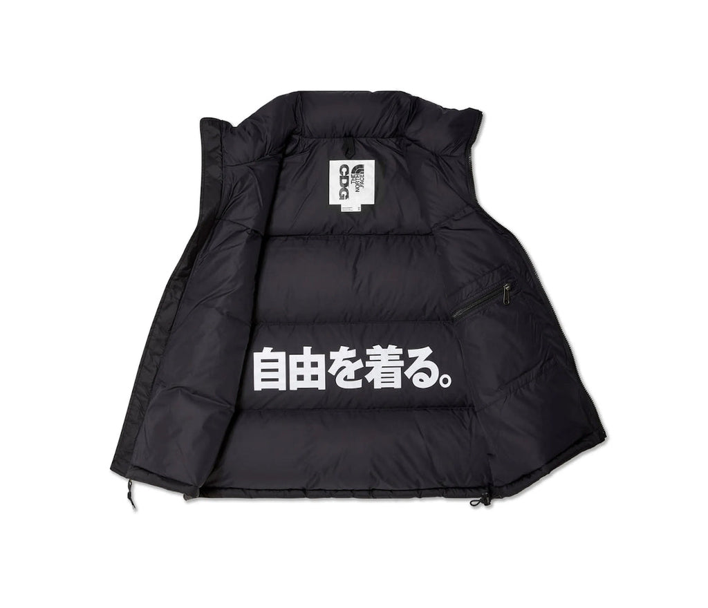 Comme Des Garcons The North Face Nuptse Vest Black