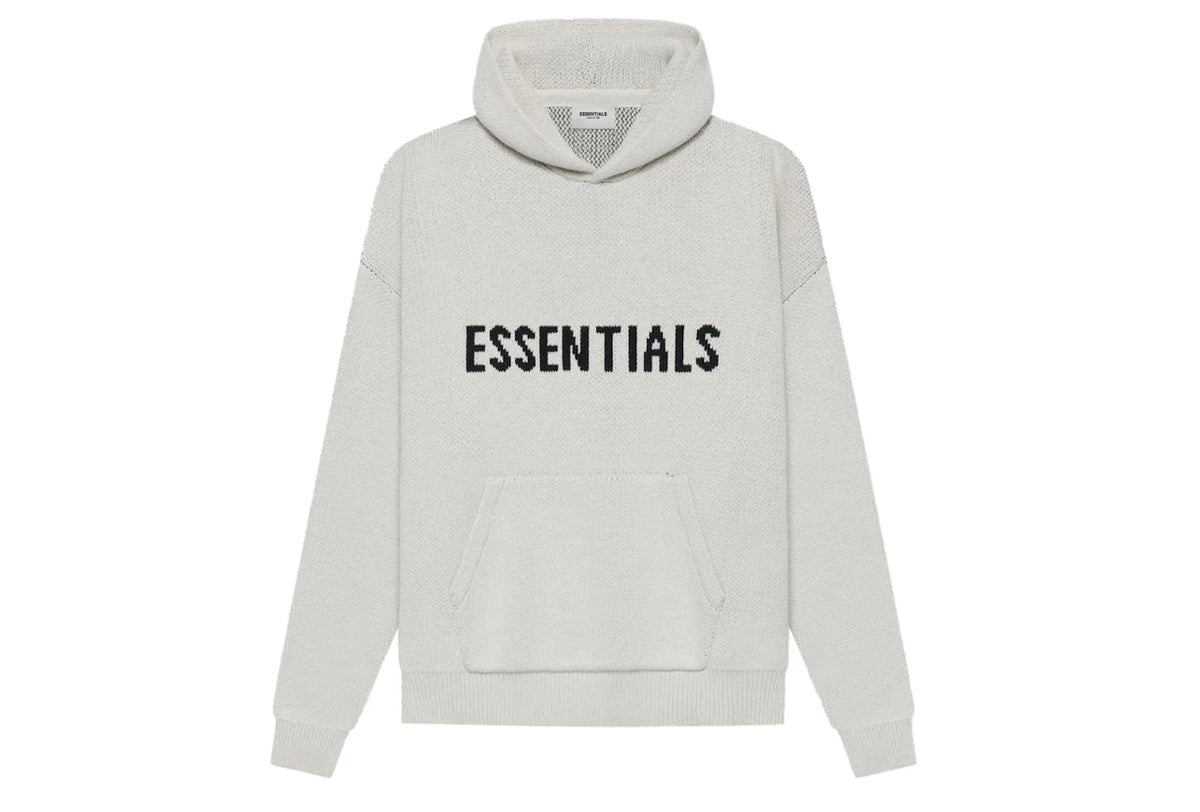 Fear of God Essentials Knit Pullover Hoodie Oatmeal
