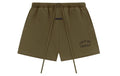 Fear of God Essentials Fleece Soccer Short Olive