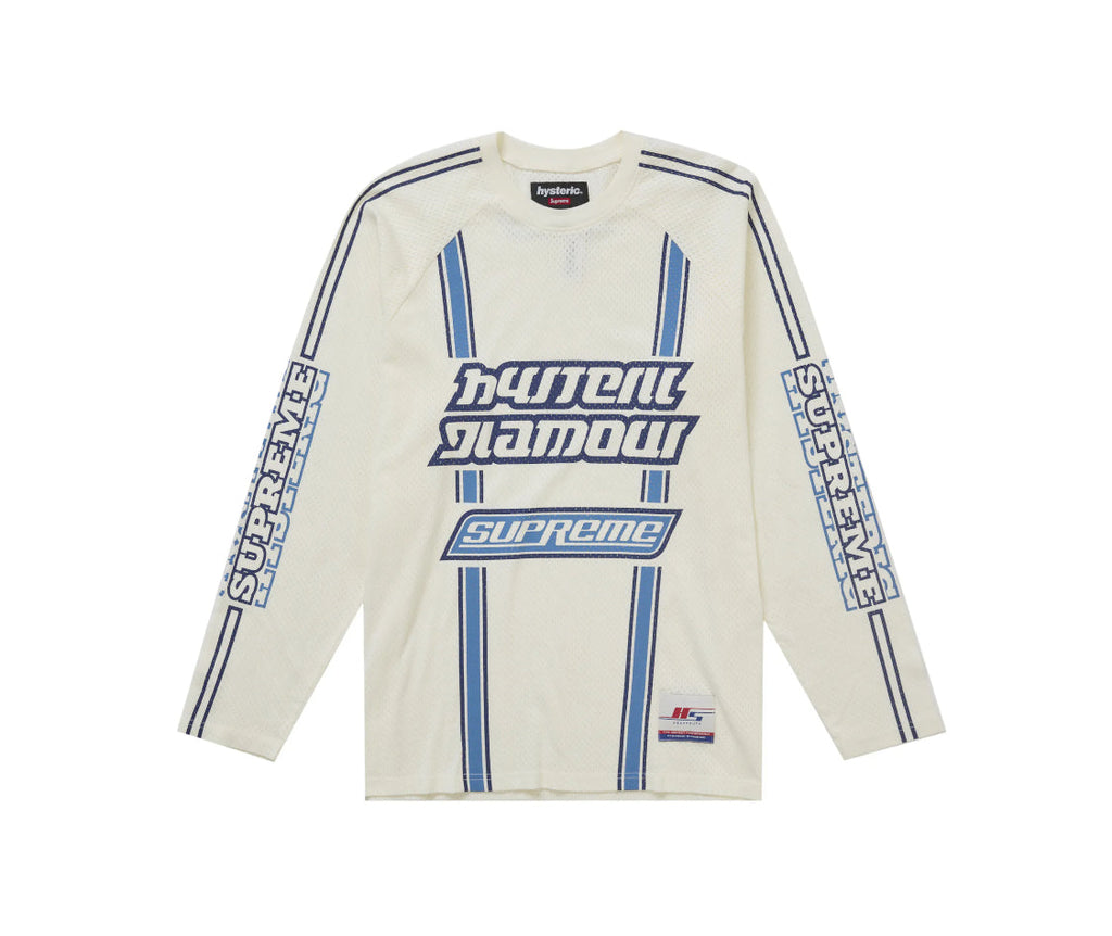 Supreme Hysteric Glamour Mesh L/S Top White