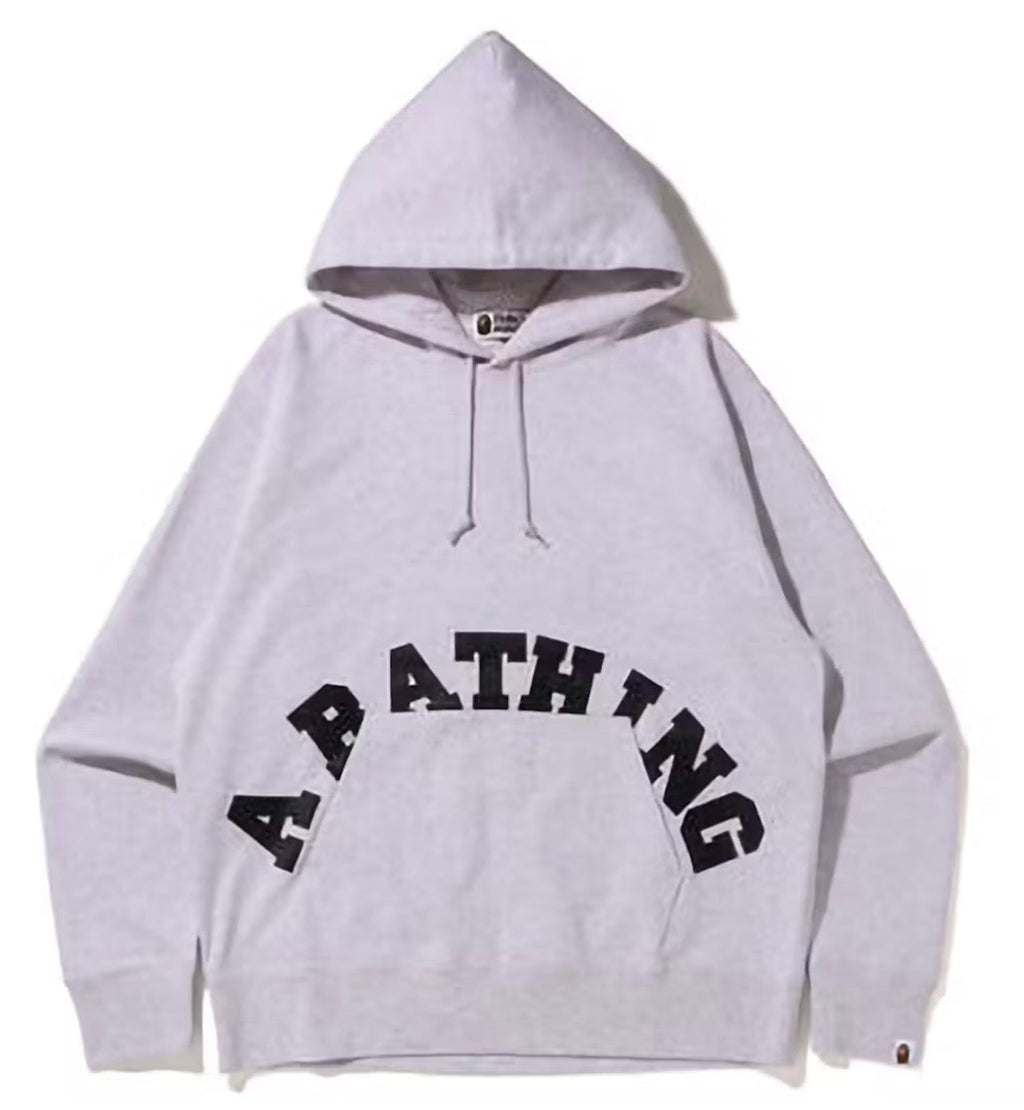 BAPE Giant Ape Head Relaxed Fit Pullover Hoodie Grey