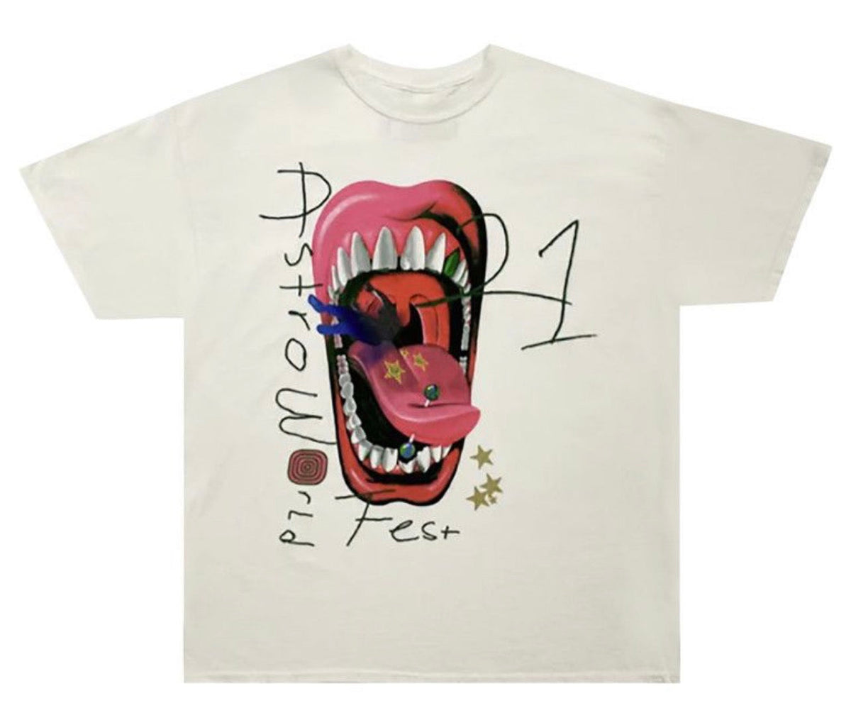 Cactus Jack by Travis Scott Mouth Tee
