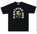 Bape ABC Camo College Tee SS20 Black Green