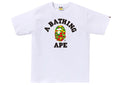BAPE Sta Camo College Bape Tee White