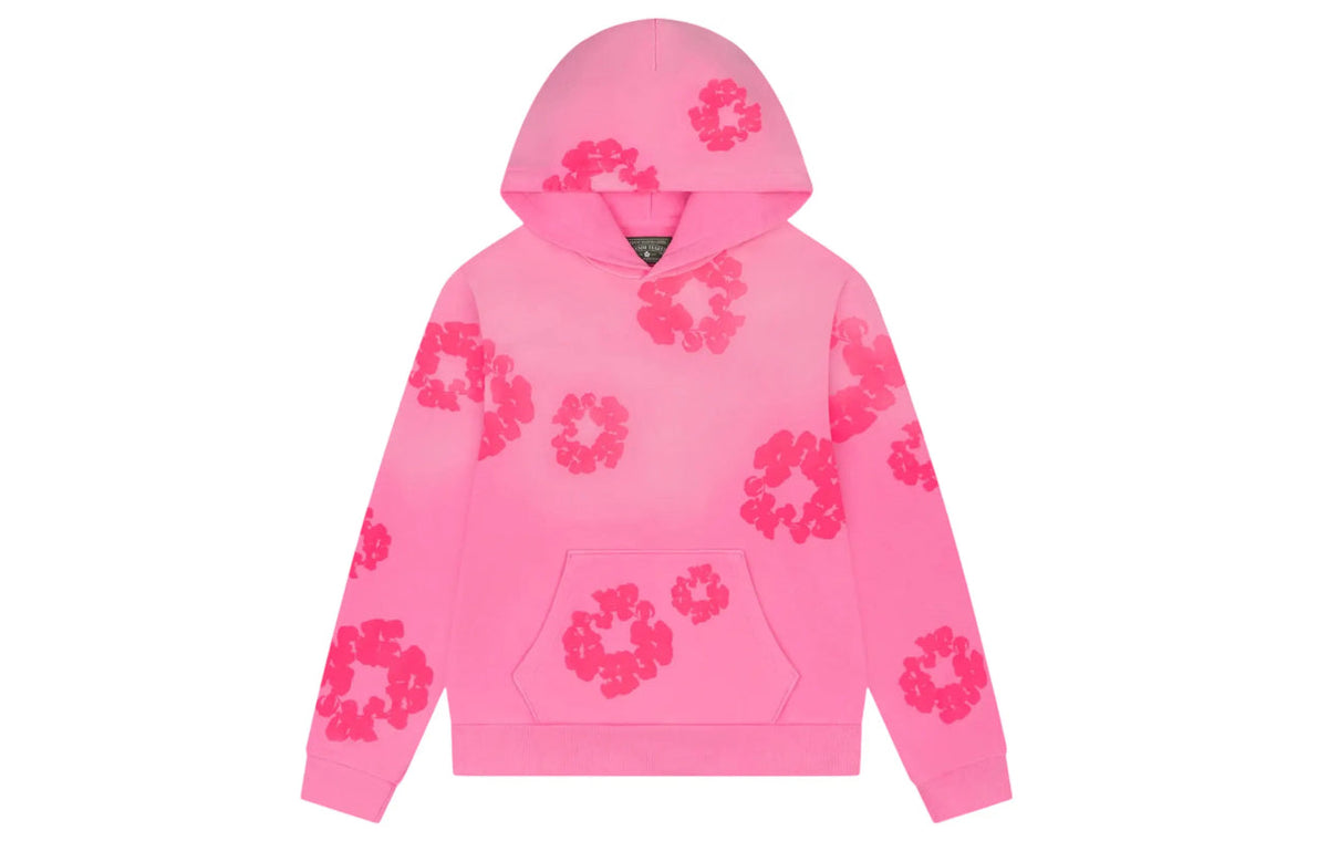 Denim Tears Mono Cotton Wreath Hoodie Pink