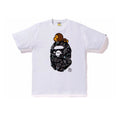 Bape Space Camo Milo On Big Ape Tee White