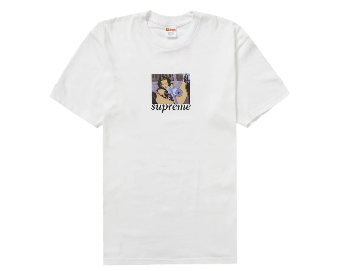 Supreme Aeon Flux Gun Tee White