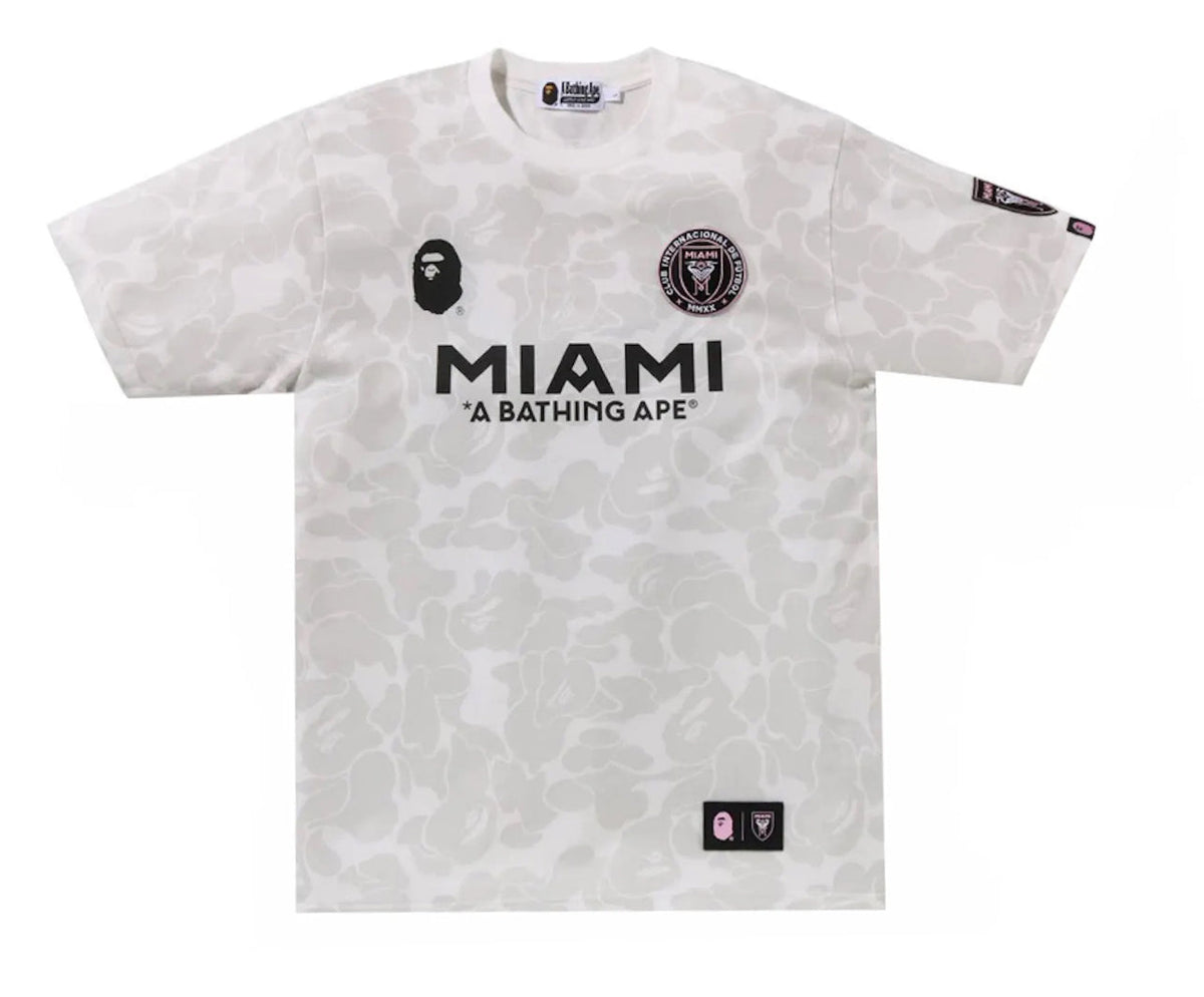 Bape x Inter Miami CF Camo Tee White Camo