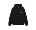 Stussy Basic Script Zip Up Hoodie Black