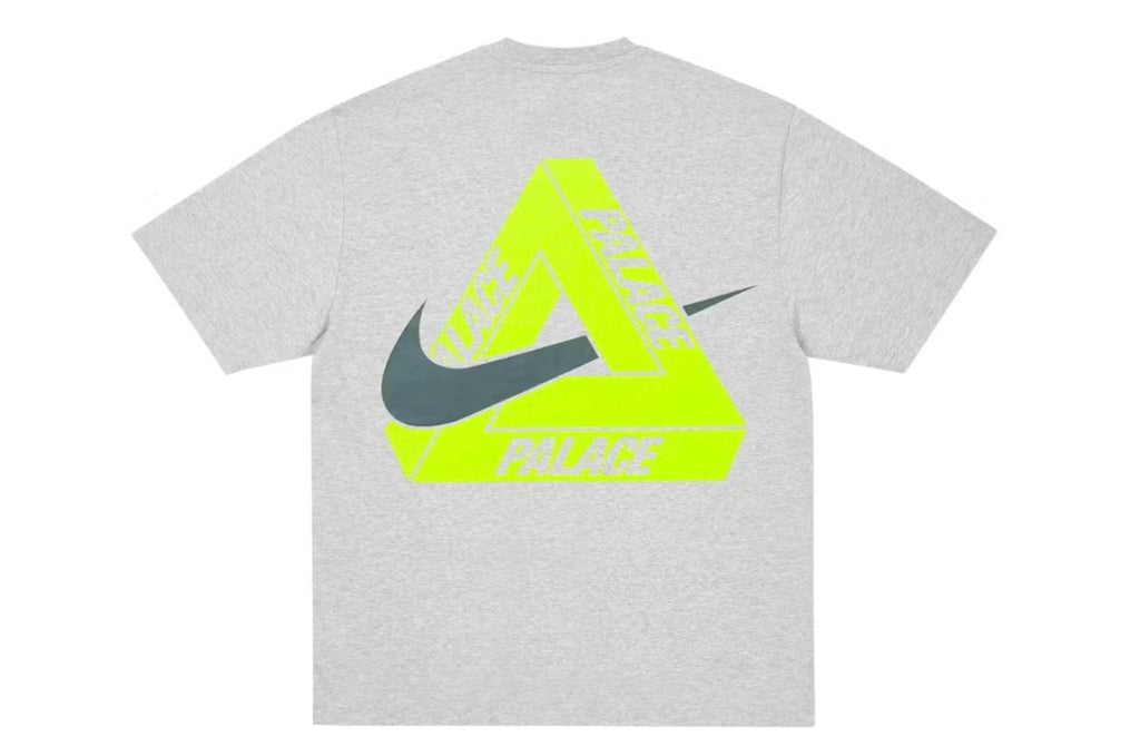 Palace x Nike Tri Swoosh Tee Grey Marl