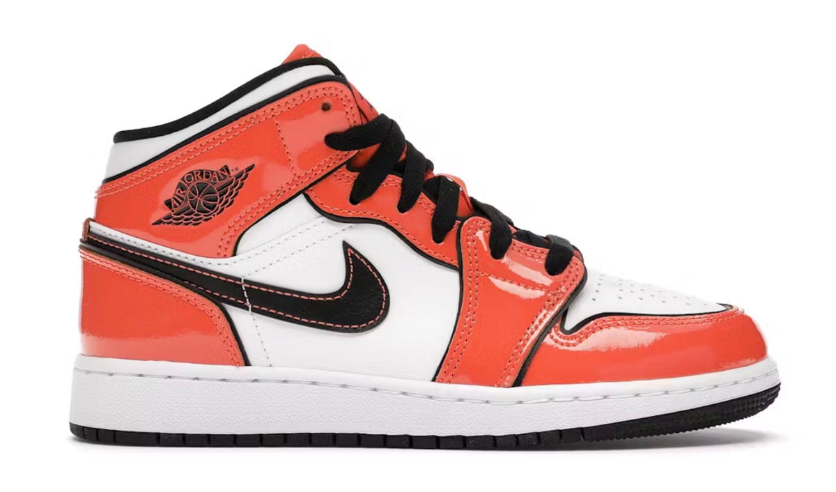 Jordan 1 Mid Turf Orange (Youth)