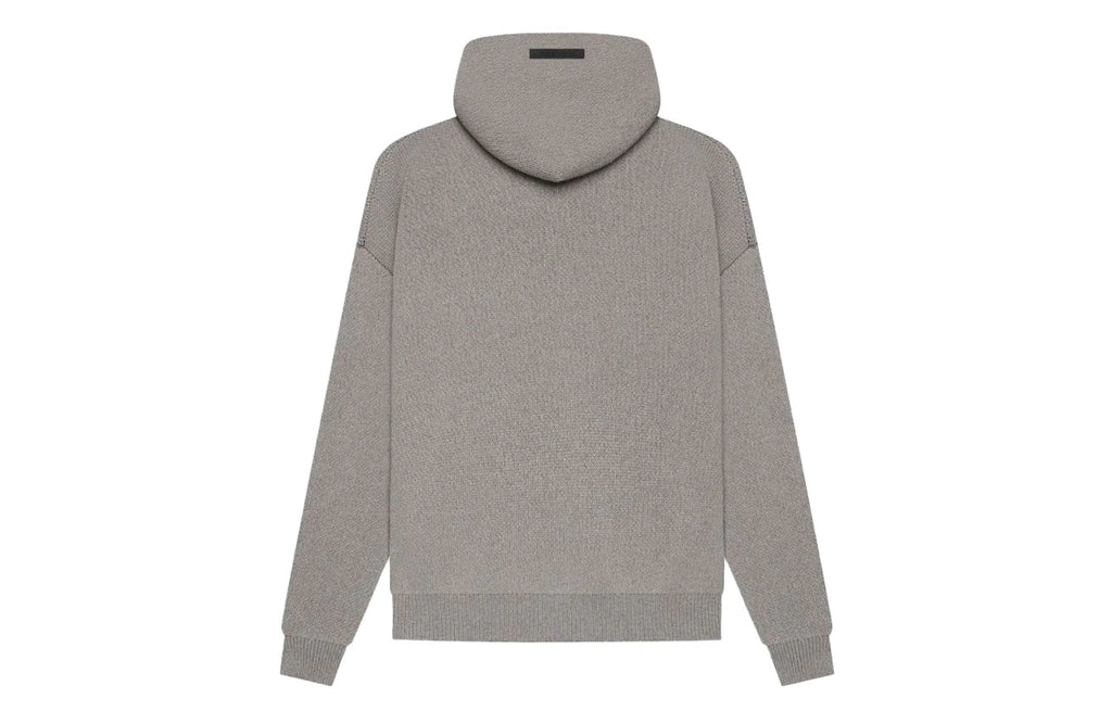 Fear of God Essentials Knit Pullover Hoodie Dark Heather Oatmeal