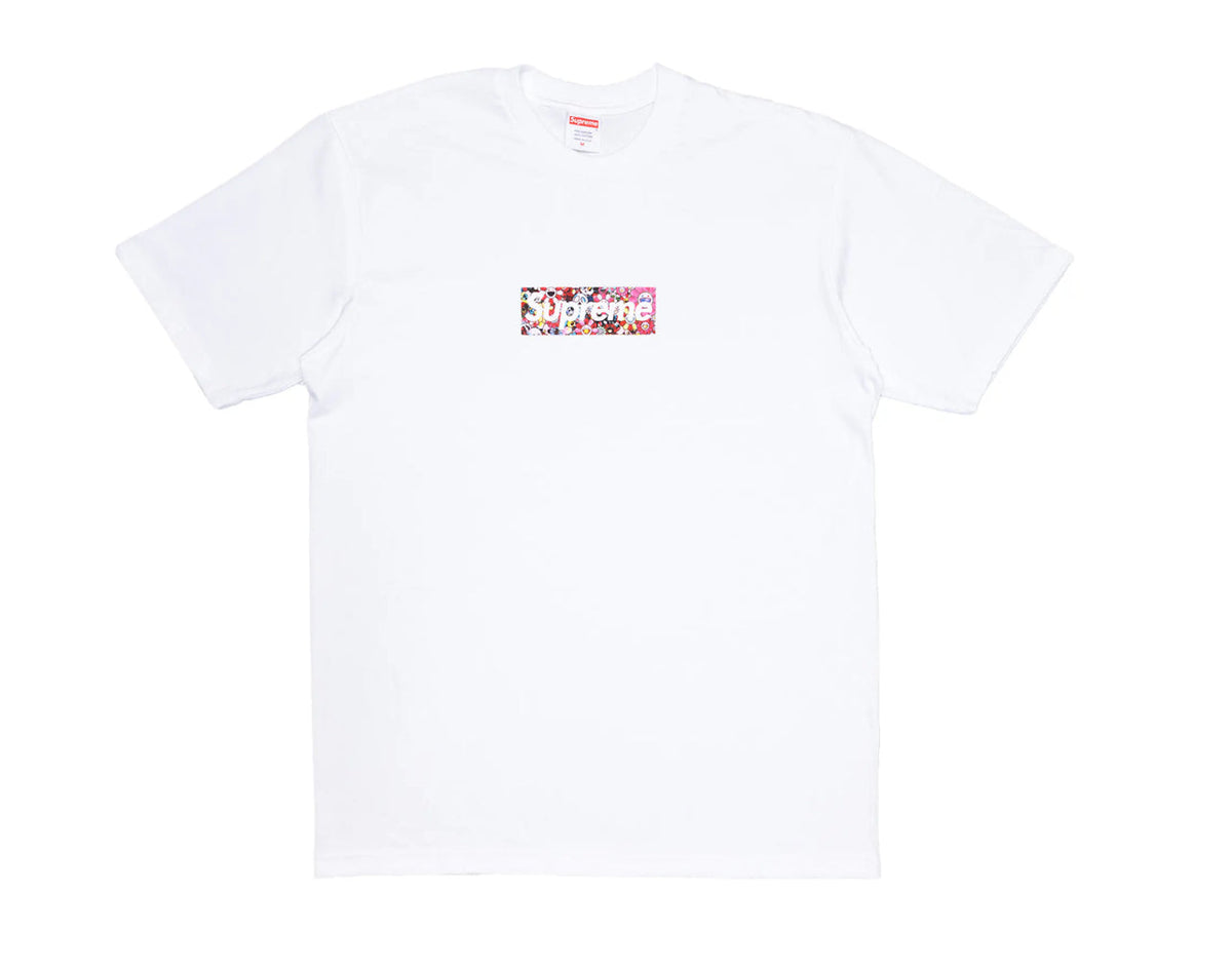Supreme Takashi Murakami COVID-19 Relief Box Logo Tee White