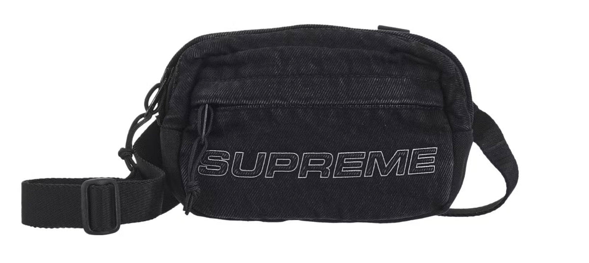 Supreme Denim Mini Shoulder Bag Black