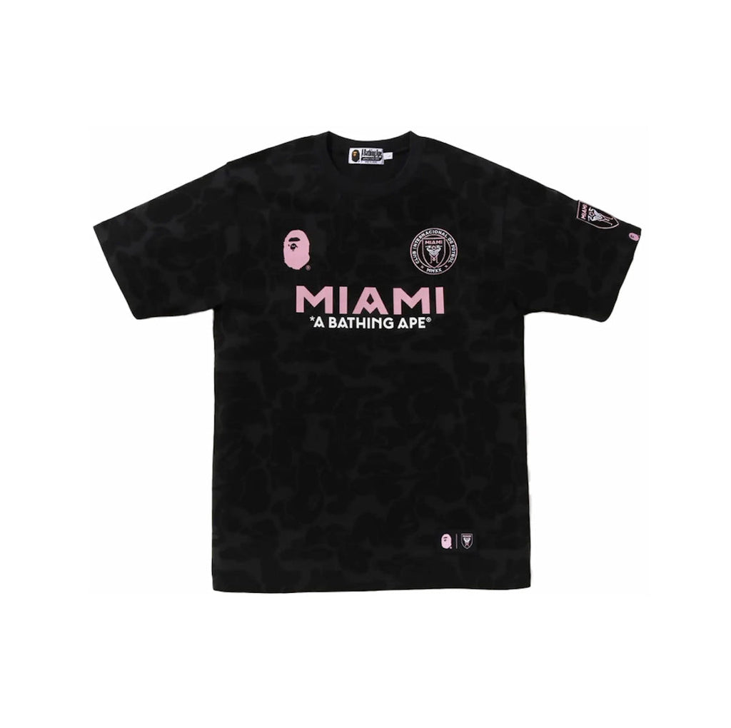 Bape x Inter Miami CF Camo Tee Black
