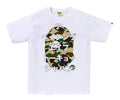Bape 1st Camo Katakana Tee White Yellow