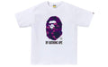 Bape A Bathing Ape Color Camo By Bathing Ape Tee White Purple