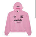 Sp5der Global Web Zip Hoodie Pink
