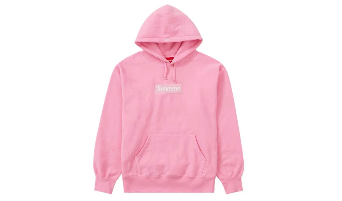 Supreme Box Logo Hooded Sweatshirt FW21 Pink