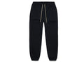 Fear of God Essentials Cream Drawstring Sweatpants Jet Black