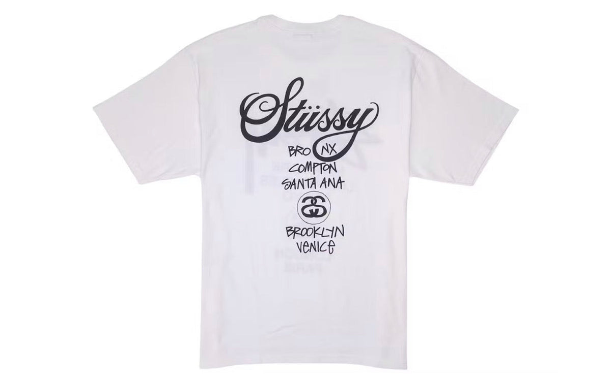 Stussy World Tour Tee White