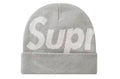 Supreme Big Logo Beanie Grey