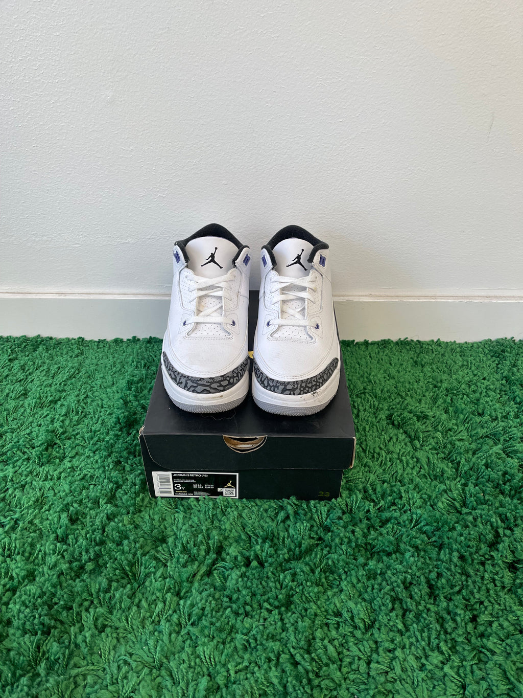 Used Jordan 3 Retro Dark Iris (PS)